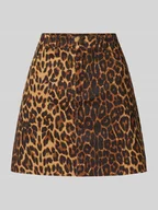 Spódnice - Spódnica mini z bocznymi, wpuszczanymi kieszeniami model ‘ANNEKE’ - miniaturka - grafika 1