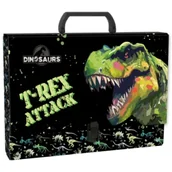 Teczki i skoroszyty - TECZKA Z RACZKA A4/45MM DINOZAUR 20 DERF PUD21 - miniaturka - grafika 1