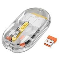 Myszki - Hoco 2,4G 1600 dpi dual mode bluetooth GM35 szara - miniaturka - grafika 1