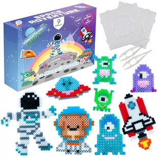 Koraliki Do Prasowania La Manuli - Zestaw Space Adventure, 6000 Szt. - Prace ręczne dla dzieci - miniaturka - grafika 1