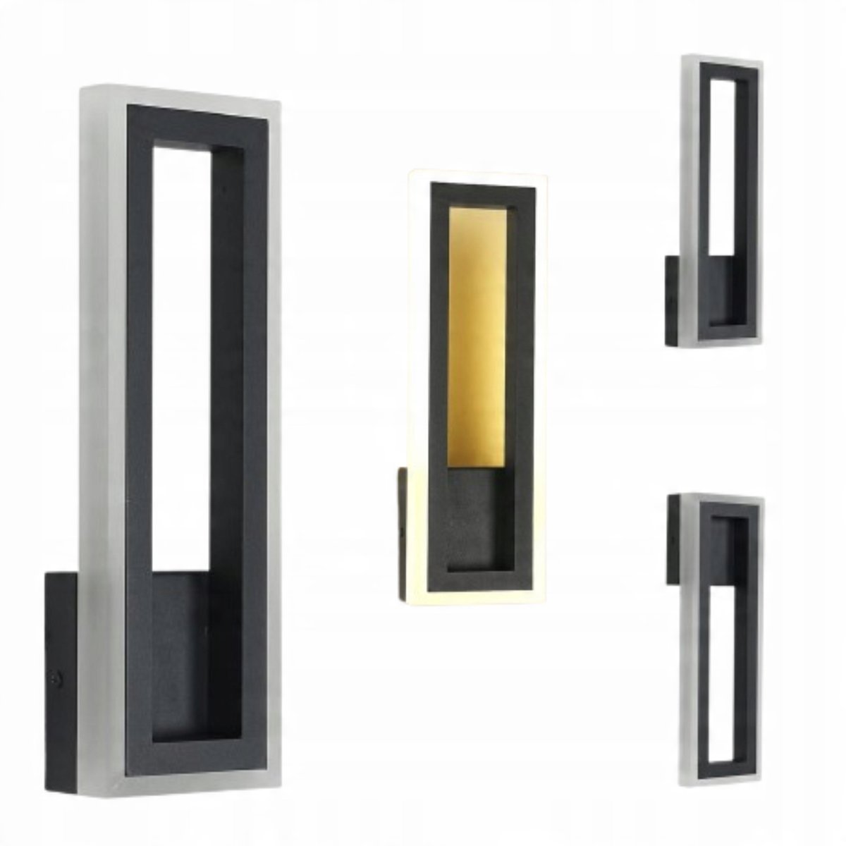 Lampa Led Scienna Kinkiet Ip65 3000K Zewnetrzna Elewacyjna Nowoczesna 12W