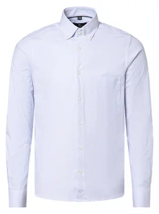 Nils Sundström Koszula męska Mężczyźni Slim Fit Bawełna niebieski|biały w paski, M - Koszule męskie - miniaturka - grafika 1