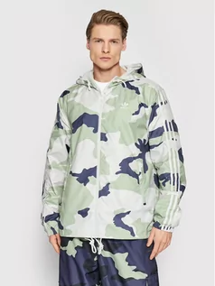 Kurtki męskie - Adidas Kurtka przejściowa Camo HF4877 Zielony Regular Fit - grafika 1