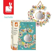 Zabawki kreatywne - Janod Zestaw kreatywny Wieniec na biżuterię z lusterkiem 7+, solution-bc-7366-0 - miniaturka - grafika 1