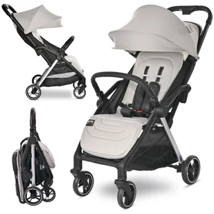 Wózek spacerowy spacerówka autofold do 22kg Lorelli Loret szara - Wózki dziecięce Wózek spacerowy spacerówka autofold do 22kg Lorelli Loret szara - Wózki dziecięce - miniaturka - grafika 1
