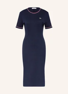 Lacoste Sukienka Z Dżerseju blau - Sukienki - miniaturka - grafika 1