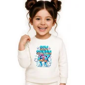 Bluzy dla dziewczynek - BLUZA DZIECIĘCA 67 SIX SEVEN VIRAL DLA CHŁOPCA DZIEWCZYNKI 110-116 - miniaturka - grafika 1