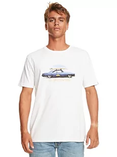Quiksilver Podstawowa koszulka męska biała S - Koszulki męskie - miniaturka - grafika 1