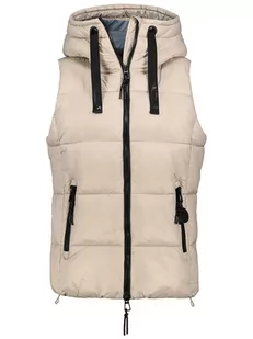 Sublevel Kamizelka pikowana w kolorze beżowym - Kamizelki damskie - miniaturka - grafika 1