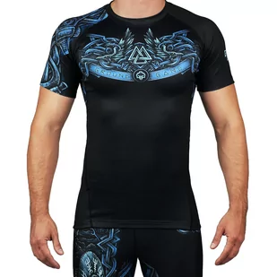 Rashguard do MMA męski Groundgame VIKING z krótkim rękawem - Kimona, stroje i obuwie - miniaturka - grafika 1