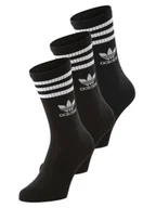 Skarpetki damskie - adidas Originals - Skarpety damskie pakowane po 3 szt., czarny|biały - miniaturka - grafika 1