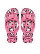 Buty dla dziewczynek - Havaianas Japonki 41394120129 Różowy - miniaturka - grafika 1