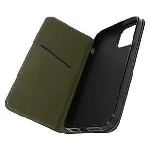 Folio iPhone 14 Plus Magnetyczna osłona z uchwytem na kartę Podstawka Czarna - Etui i futerały do telefonów - miniaturka - grafika 1
