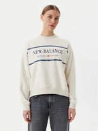 Bluzy damskie - New Balance Bluza Athletics Nautical Lobster WT51923 Beżowy Oversize - miniaturka - grafika 1