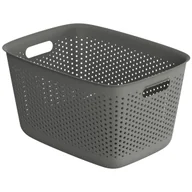 Pudła i pojemniki do przechowywania - Pojemnik Openstore 17 l 39 x 22 x 29 cm szary Spaceo - miniaturka - grafika 1