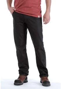 Spodnie Carhartt Rugged Stretch Canvas Pant Black - Spodnie sportowe męskie - miniaturka - grafika 1