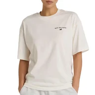 Koszulki sportowe damskie - Koszulka New Balance WT51529SST - biała - miniaturka - grafika 1