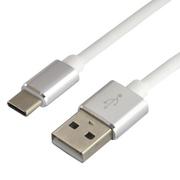 Kable USB - everActive Kabel przewód silikonowy USB USB-C Typ-C everActive CBS-1CW 100cm z obsługą szybkiego ładowania do 3A biały CBS-1CW - miniaturka - grafika 1