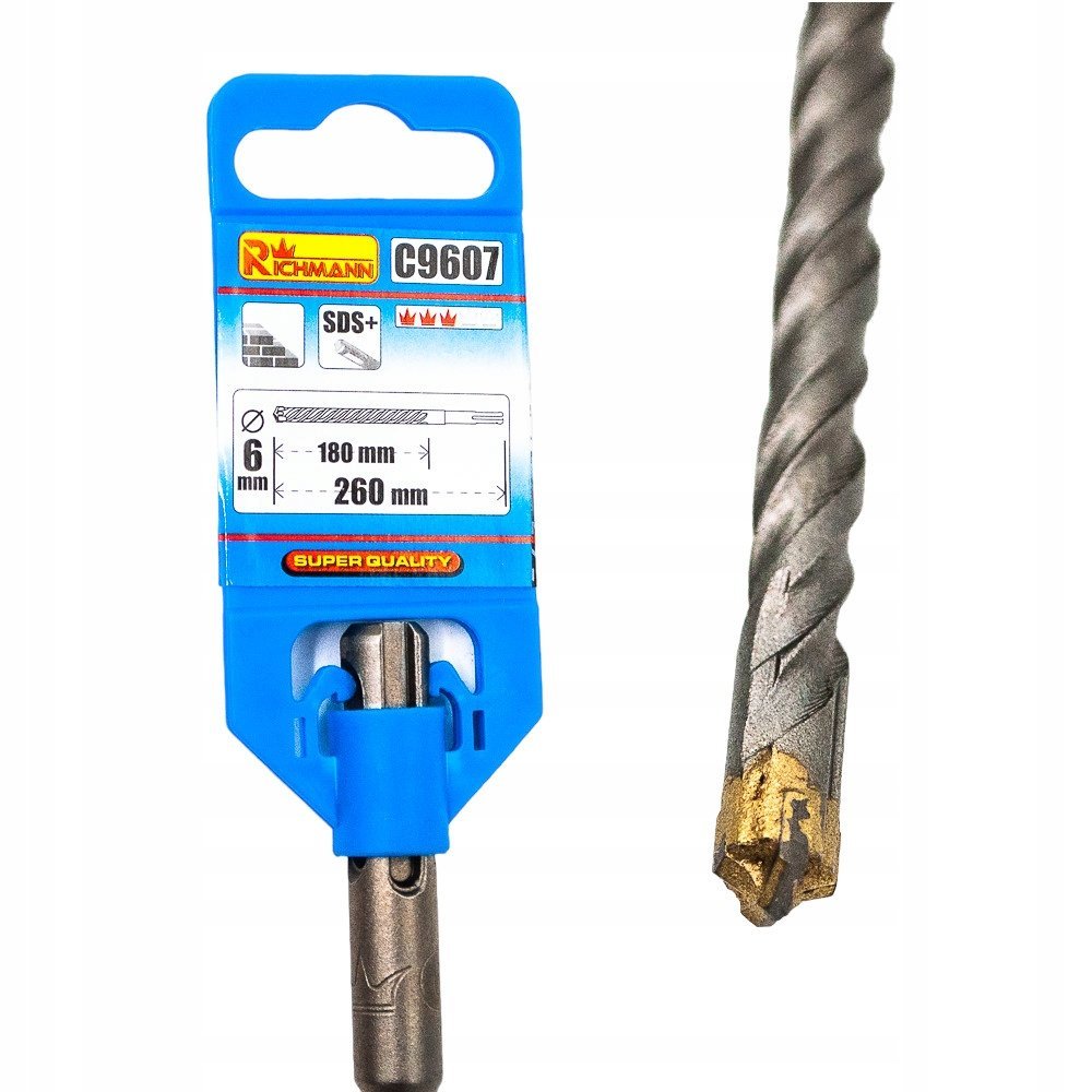 WIERTŁO DO MURU BETONU fi 6x260 mm SDS-PLUS WIDIA