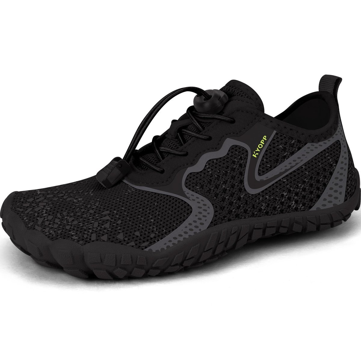Kyopp Buty Dziecięce Barefoot Oddychające Turystyczne Rozmiar 27 Czarne