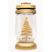 Lampiony i znicze - Lampion 3 S 06 złota choinka 22,4 cm 36h - miniaturka - grafika 1