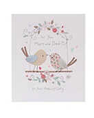 Kartki okolicznościowe i zaproszenia - Kartka na rocznicę ślubu dla mamy i taty - kartka na 50. rocznicę ślubu dla rodziców - urocza karta rocznicowa - miniaturka - grafika 1