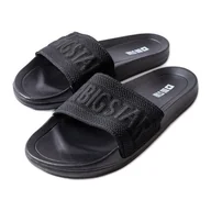 Klapki i japonki damskie - Czarne klapki Big Star LL274A158 - miniaturka - grafika 1