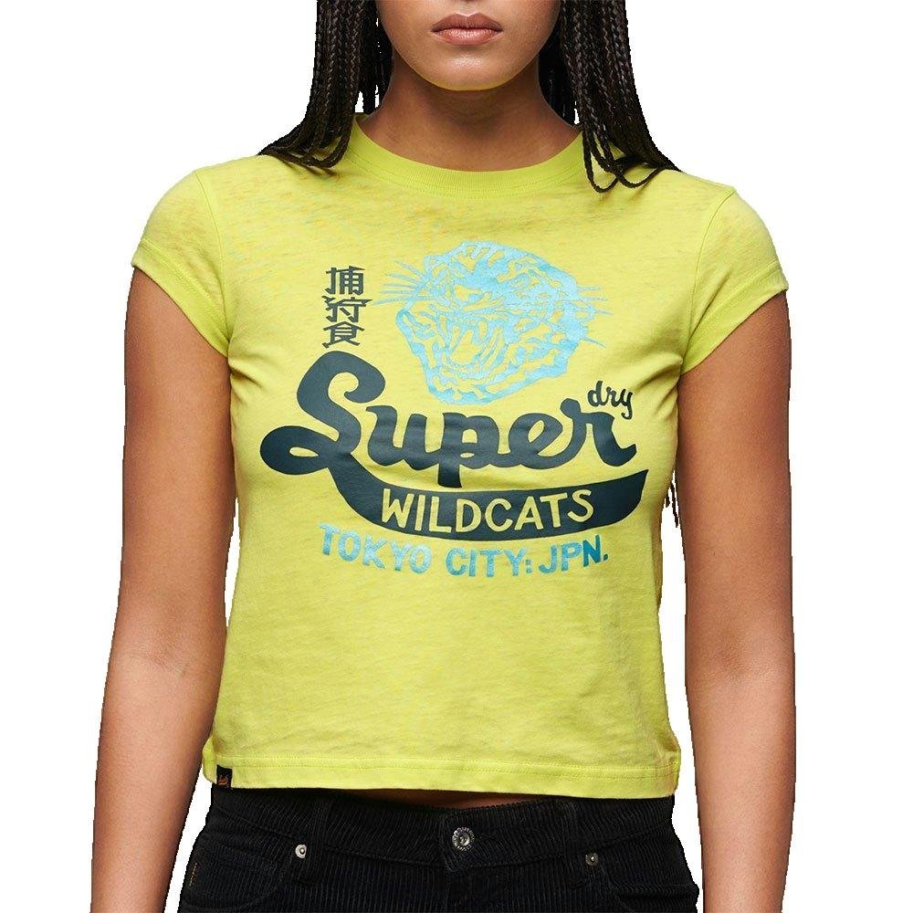 Superdry Varsity Burnout damska koszulka z krótkim rękawem