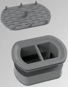 Syfony - Mexen syfon z filtrem do odpływu liniowego obrotowego, szary - 1010098 - miniaturka - grafika 1