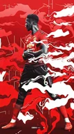 Podkładki pod mysz - PODKŁADKA POD MYSZ Nadruk 22x18 cm Paul Pogba Manchester United Prezent - miniaturka - grafika 1