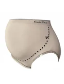 Bielizna ciążowa - Cache Coeur Majtki pełne na brzuch ILLUSION BEIGE, Rozmiar: XL - miniaturka - grafika 1