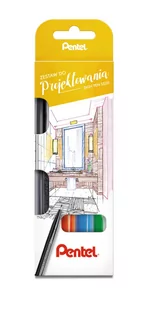Pentel Pisak Sigh Pen 4 kolory - Zakreślacze - miniaturka - grafika 1