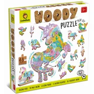 Puzzle - Drewniane puzzle konturowe Ludattica - Baśniowe postaci 48 el. - miniaturka - grafika 1