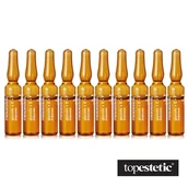 Kremy do twarzy - Mesoestetic Glycolic+E+F Ampoules redukuje niedoskonałości rozświetla i ujednolica koloryt skóry 10 x 2ml - miniaturka - grafika 1