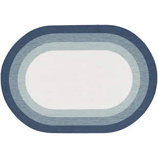 Inspire Dywan zewnętrzny owalny Opale Denim 120 x 170 cm - Dywany zewnętrzne - miniaturka - grafika 1