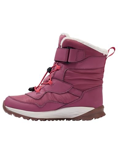 Jack Wolfskin Chłopięce dziewczęce Polar Bear-G Texapore HIGH VC K śniegowce, 29 EU, Raisin, 29 EU