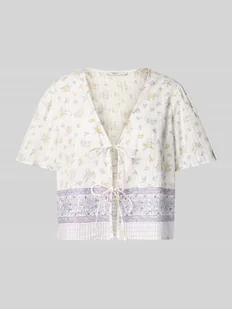 Bluzka o kroju relaxed fit z czystej bawełny model ‘LILIANA’ - Bluzki damskie - miniaturka - grafika 1