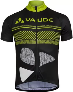 Koszulki rowerowe - VAUDE Brand Trykot Mężczyźni, czarny/zielony M 2021 Koszulki kolarskie - grafika 1