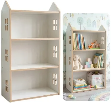 Regał na zabawki książki półka biblioteczka organizer