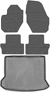 Volvo XC60 I SUV od 2008-2017r. Bagażnik MIX-PLAST 31012 + Dywaniki PRISMAT 1446 - Dywaniki samochodowe - miniaturka - grafika 1