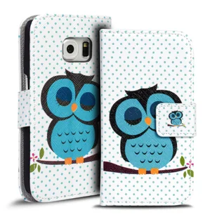 Etui na telefon komórkowy Samsung Galaxy S6 Etui ochronne z motywem ze skóry PU - Etui i futerały do telefonów - miniaturka - grafika 1