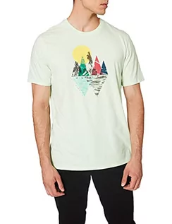 Koszulki męskie - Hurley Triangular PRM Tee Ss koszulka męska, zielony, s - grafika 1