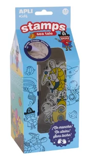 Apli Kids Stempelki z markerem Ocean 3+ - Zabawki kreatywne - miniaturka - grafika 1