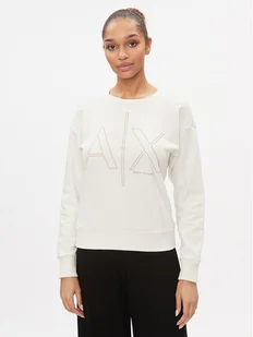 Armani Exchange Bluza 3DYM11 YJEBZ 1125 Écru Regular Fit - Bluzy damskie - miniaturka - grafika 1