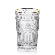 Szklanki - Szklanka Wysoka Zdobiona Barrel 350Ml Homla - miniaturka - grafika 1
