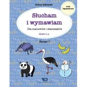 Pedagogika i dydaktyka - Senkowska Bożena Słucham i wymawiam. Zeszyt 1. Głoski b, p - miniaturka - grafika 1