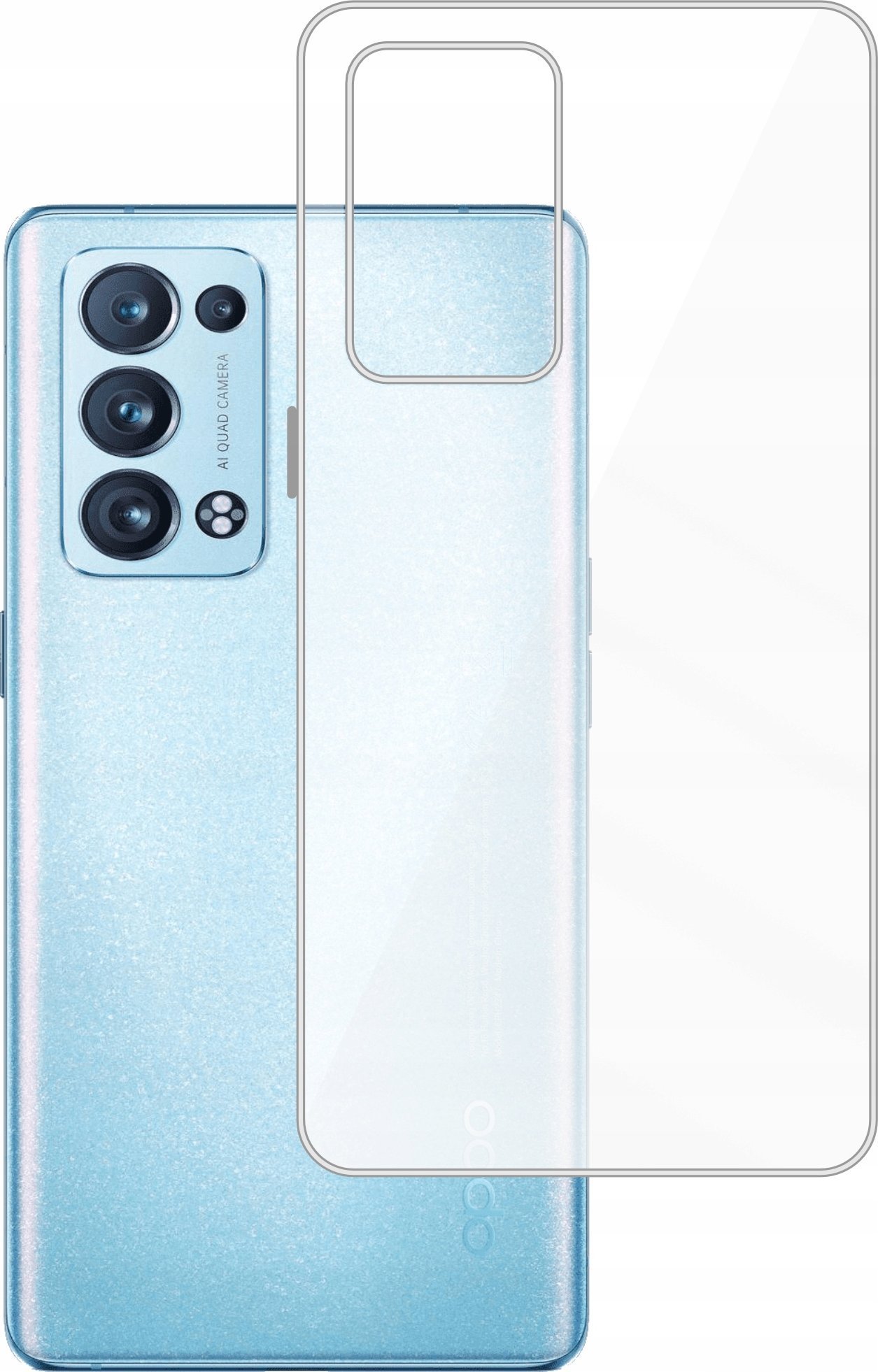 Hello Case ETUI DO OPPO RENO 6 PRO 5G GUMOWE OBUDOWA CASE SILIKON SLIM POKROWIEC COVER