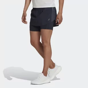 Spódniczka adidas Run Icons 3-Stripes Running Skirt W (kolor Czarny, rozmiar S) - Sukienki i spódnice sportowe - miniaturka - grafika 1