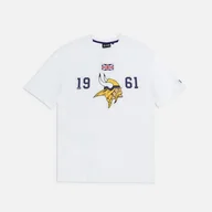 Koszulki męskie - New Era NFL Games Square Arch koszulka oversize Minnesota Vikings biała - miniaturka - grafika 1