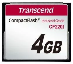 Transcend CompactFlash 4GB  (TS4GCF220I) - Karty pamięci - miniaturka - grafika 1